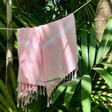 Load image into Gallery viewer, Tie Dye Turkish Beach Towel ~ Choice of Color
