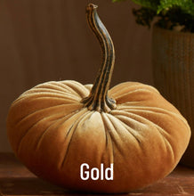Load image into Gallery viewer, Velvet Pumpkins ~ Small