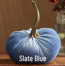 Load image into Gallery viewer, Velvet Pumpkins ~ Large