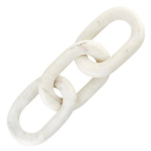 Load image into Gallery viewer, Marble Link Chain Decor - White