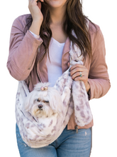 Load image into Gallery viewer, Furbaby Adjustable Sling Bag in Grey Linx