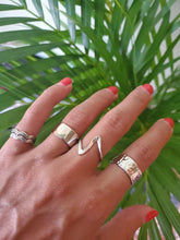 Load image into Gallery viewer, “Awareness” Adjustable Sterling Silver Ring