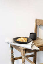 Load image into Gallery viewer, Handmade Stoneware Dessert Plate | Dadasi 7.9": Matte Black ~ Set of 4
