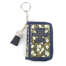Load image into Gallery viewer, Sense and Sensibility Book Bag Charm/Coin Purse in Vinyl
