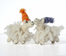 Load image into Gallery viewer, Long-haired Llama Ornaments ~ Set of 6
