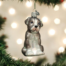 Load image into Gallery viewer, Puppy Pit Bull Christmas Ornament
