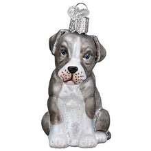 Load image into Gallery viewer, Puppy Pit Bull Christmas Ornament
