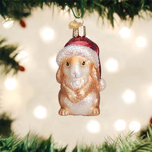 Load image into Gallery viewer, Standing Christmas Bunny Ornament
