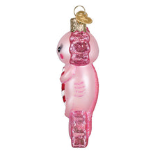 Load image into Gallery viewer, Axolotl With Candy Cane Ornament
