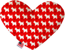 Load image into Gallery viewer, Pet &amp; Dog Plush Heart or Bone Toy ~ Westie World Group
