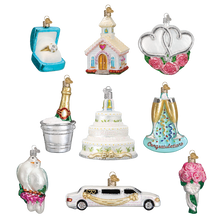 Load image into Gallery viewer, Just Married Collection Ornaments
