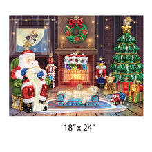 Load image into Gallery viewer, Santa Checking His List Puzzle
