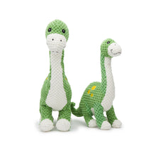 Load image into Gallery viewer, Brontosaurus Floppy Plush Dog Toy ~ Small or Large
