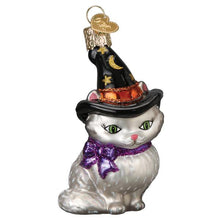 Load image into Gallery viewer, Witch Kitten Ornament
