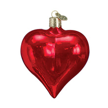 Load image into Gallery viewer, Large Shiny Red Heart Ornament
