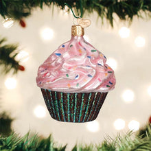 Load image into Gallery viewer, Pink Chocolate Cupcake Ornament
