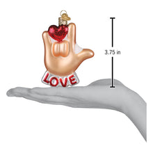 Load image into Gallery viewer, Love Sign Language Ornament
