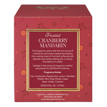 Load image into Gallery viewer, Frosted Cranberry Mandarin Candle
