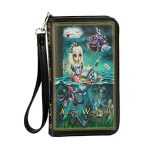 Load image into Gallery viewer, Teary Alice in Wonderland Wallet in Vinyl
