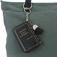 Load image into Gallery viewer, Holy Bible Book Bag Charm/Coin Purse In Vinyl
