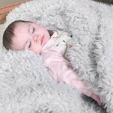 Load image into Gallery viewer, Angel Plush Blanket ~ Little ~ Silver Cloud
