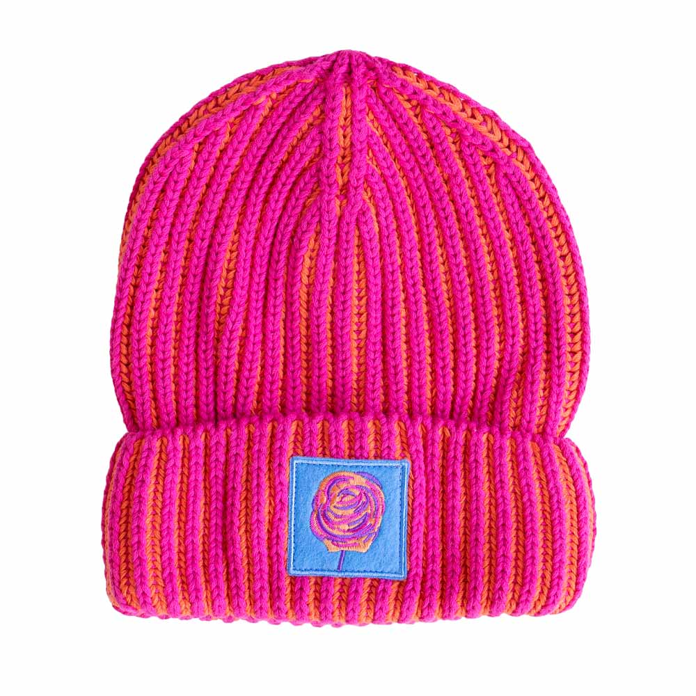 JM x BL Cosmic Color Contrast Hat | Fuchsia