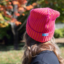 Load image into Gallery viewer, JM x BL Cosmic Color Contrast Hat | Fuchsia
