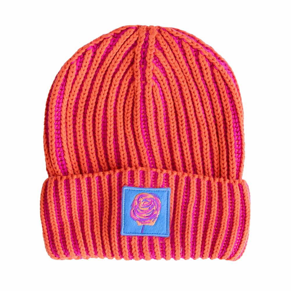 JM x BL Cosmic Color Contrast Hat ~ Tangerine