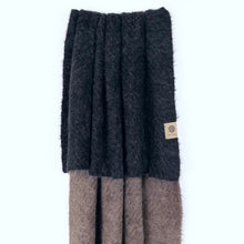 Load image into Gallery viewer, SURI Blanket | Black + Dark Brown
