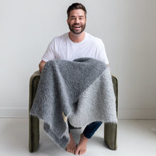 Load image into Gallery viewer, SURI Blanket | Dark Gray + Light Gray
