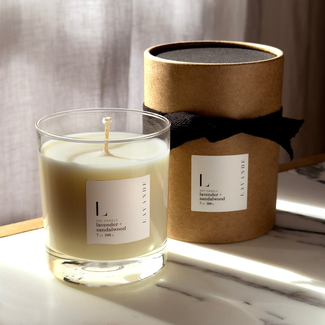 Lavande Lavender / Sandalwood Soy Candle