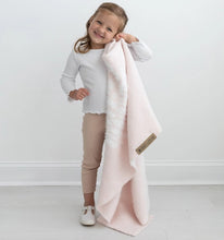 Load image into Gallery viewer, Dream WINGS Blanket ~ Little in Ivory, Silver, or Pink
