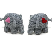 Load image into Gallery viewer, Crochet Elephant ~ Red
