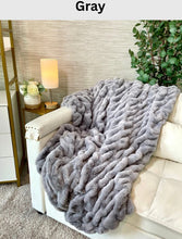 Load image into Gallery viewer, Faux Fur Blanket - Medium or Large
