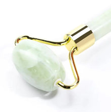 Load image into Gallery viewer, Authentic Jade Roller and Gua Sha Stone Set
