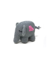 Load image into Gallery viewer, Crochet Elephant ~ Red
