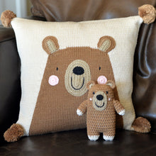 Load image into Gallery viewer, Teddy Bear Pillow 10&quot;
