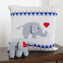 Load image into Gallery viewer, Crochet Elephant ~ Red
