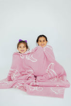 Load image into Gallery viewer, Light Pink Cowgirl Cozy Blanket
