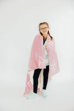 Load image into Gallery viewer, Light Pink Cowgirl Cozy Blanket

