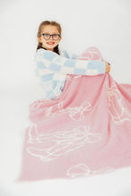 Load image into Gallery viewer, Light Pink Cowgirl Cozy Blanket
