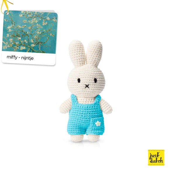 Miffy in her Van Gogh Almond Blossom Jumpsuit