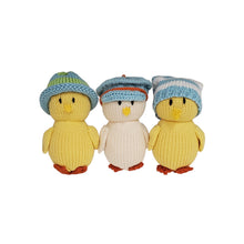 Load image into Gallery viewer, Chicks in Pastel Hats - set of 3
