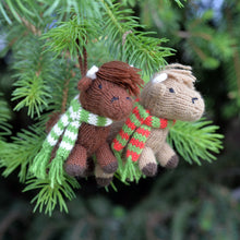 Load image into Gallery viewer, Highland Cow Ornaments ~ Set of 3
