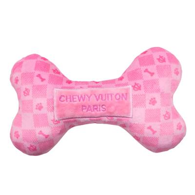 Pink Checker Chewy Vuiton Bone