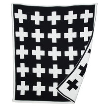 Load image into Gallery viewer, Swiss Cross Reversible Throw Blanket ~ 3 Colors
