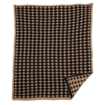 Load image into Gallery viewer, Wool Small Cross Reversible Throw Blanket
