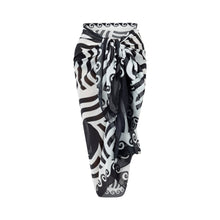 Load image into Gallery viewer, Mykonos Pareo - Midnight Swim Sun Pattern
