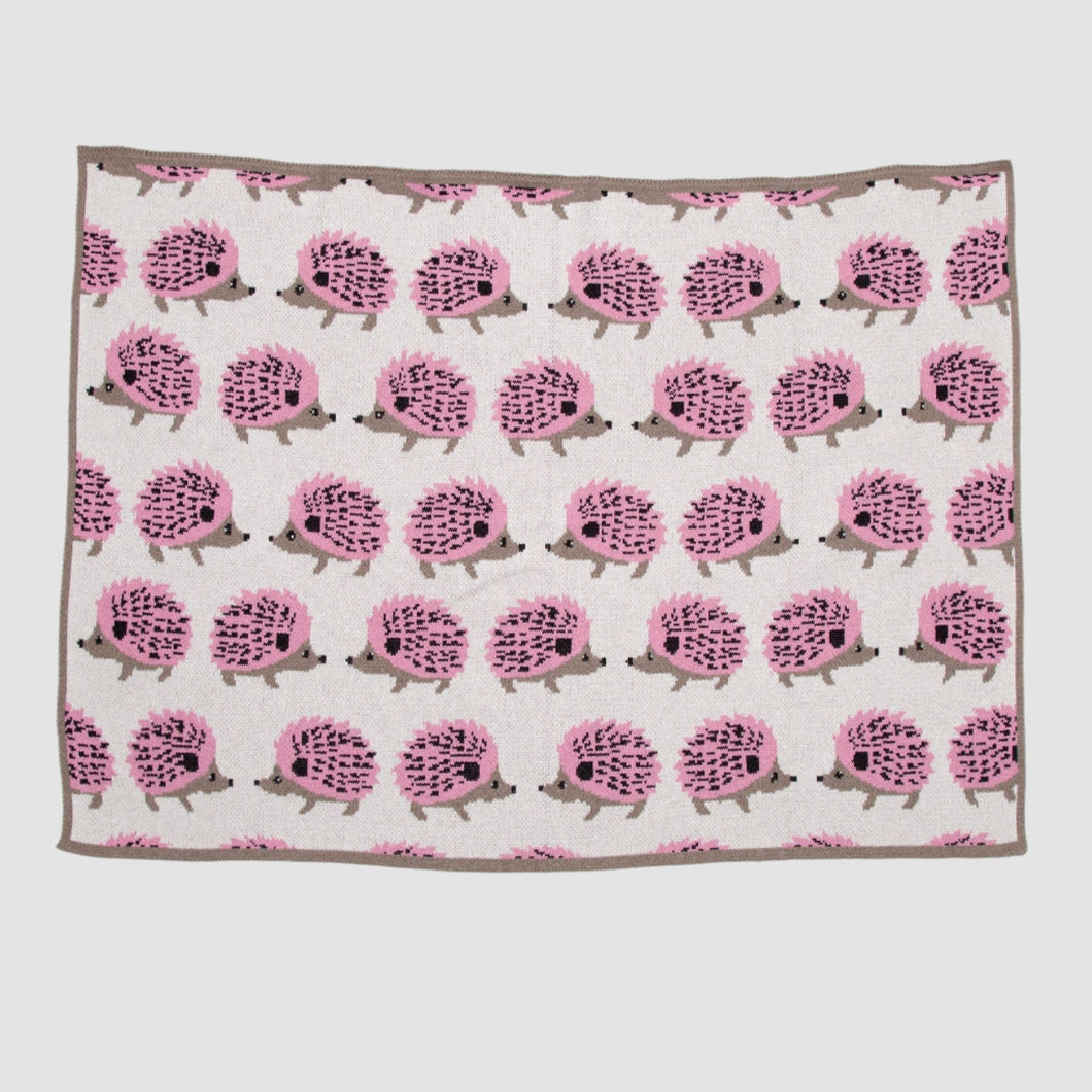 Baby Hedgehog Blanket ~ Pink, Blue, or Beige
