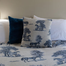 Load image into Gallery viewer, Equestrian Toile Pillow

